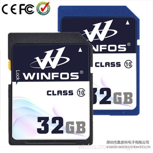 Winfos Patent Design, High-Speed 32GB SDHC Card, Class10